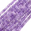 Ametyst 3 mm, fasetovaný