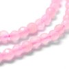 Faceted rose quartz 3 mm