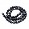 Black agate ONYX 3 mm, faceted
