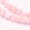 Pink opal 2 mm, faceted