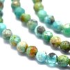 Turquoise faceted, 2 mm