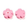 Wooden beads flower, 16x16.5x5 mm