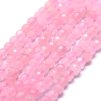 Faceted rose quartz 2 mm
