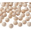 Wooden bead 12 mm, natural color