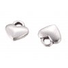 2693 2 kovovy privesek srdicko 8x7x2 5 mm starostribro