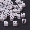 Plastové korálky, písmenko 6 mm, A-Z (Písmeno Z)