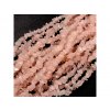 Rose quartz fragments, 5-8mm