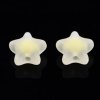 Plastic beads - star, 11x11.5x7 mm, color mix matte