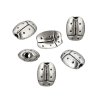 Metal beads, ladybug 5.5x7x3 mm, antique silver color