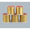 Nylon cord approx. 0.4 mm, gold (roll approx. 100m)
