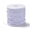 Hat elastic 1 mm, white (roll approx. 100m)