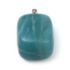 Pendant - amazonite, 23-30x13-22 mm