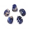 Pendant - sodalite, 23-30x13-22 mm