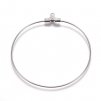Hoop earrings 44.5x40.5 mm, steel 304
