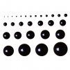 Safety eyes, 18mm, color black