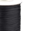 Waxed cord 1 mm Korea, black 0H