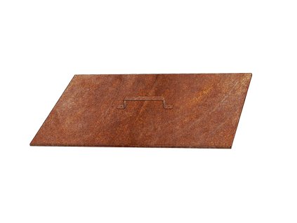 Corgarden Zahradní ohniště VÍKO 1021 70 x 50 x 1 cm Corten