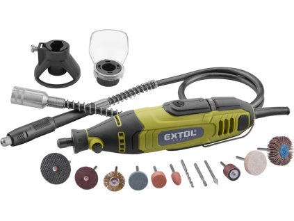 Přímá bruska Extol Craft s ohebným nástavcem