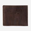 vegan passcase wallet brown back