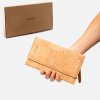 Women Cork Wallet Slim natural hand