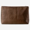 Cosmetic Organizer Makeup Bag brown large back