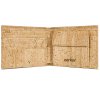 Cork Wallet With Coin Pocket Light Brown Inside