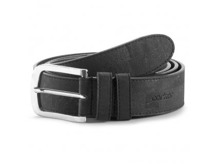 cork belt black 35 front