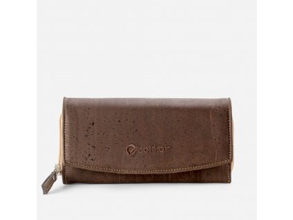 women cork wallet brown front 2000x