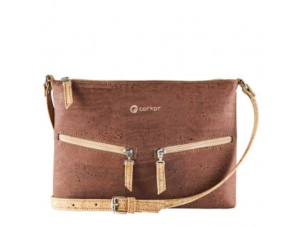 Corkor Small Crossbody korková kabelka (Barva Červená)