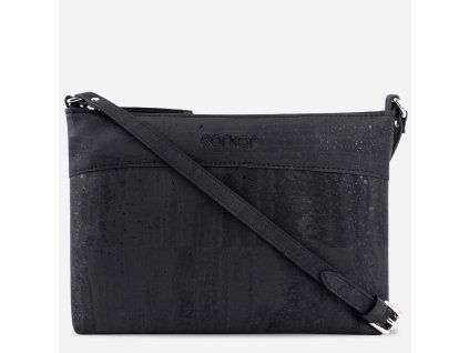 vegan crossbody black front