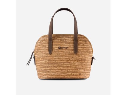 Cork Crossbody Purse Zebra Front