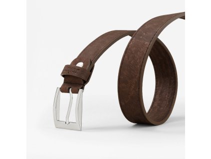 Cópia de vegan belt men cork brown 30mm buckle corkor