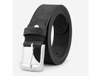 Cópia de vegan belt men cork black 35mm corkor new 02