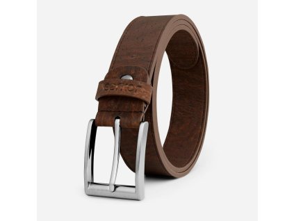 Cork Belt Men 35 mm (1 3 8 ) Silver Buckle 1