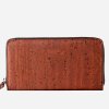 Women Cork Wallet Red Front