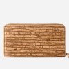Women Cork Wallet Zebra Back