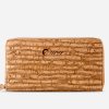 Women Cork Wallet Zebra Front