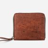 Women Cork Wallet Small Red front