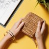 Women Cork Wallet Small Zebra hand