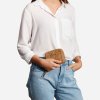 Women Cork Wallet Small Zebra hand2