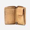 Women Cork Wallet Small Zebra inSide