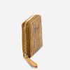 Women Cork Wallet Small Zebra Side