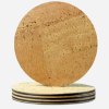 Cork Coasters Set of 4 8