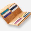 Women Cork Wallet Slim natural open