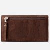 Women Cork Wallet Slim brown back
