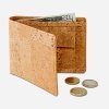Cork Wallet With Coin Pocket Black Back