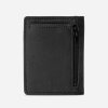 Slim Wallet Coins black back