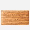 slim women wallet cork zebra back