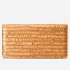 slim women wallet cork zebra front