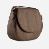cork saddle bag brown side